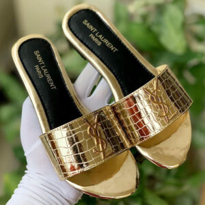 YSL CROC FLAT - WITH BEAUTIFUL BRANDBOX