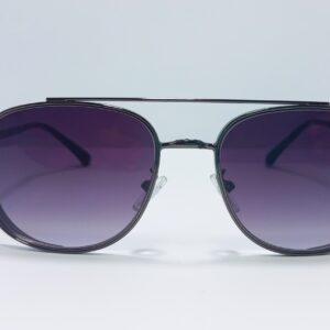 Premium Square Aviator Sunglasses | Gunmetal Metal Frame | Purple Gradient Lens | UV400 Protection | Luxury Designer Inspired Eyewear for Men